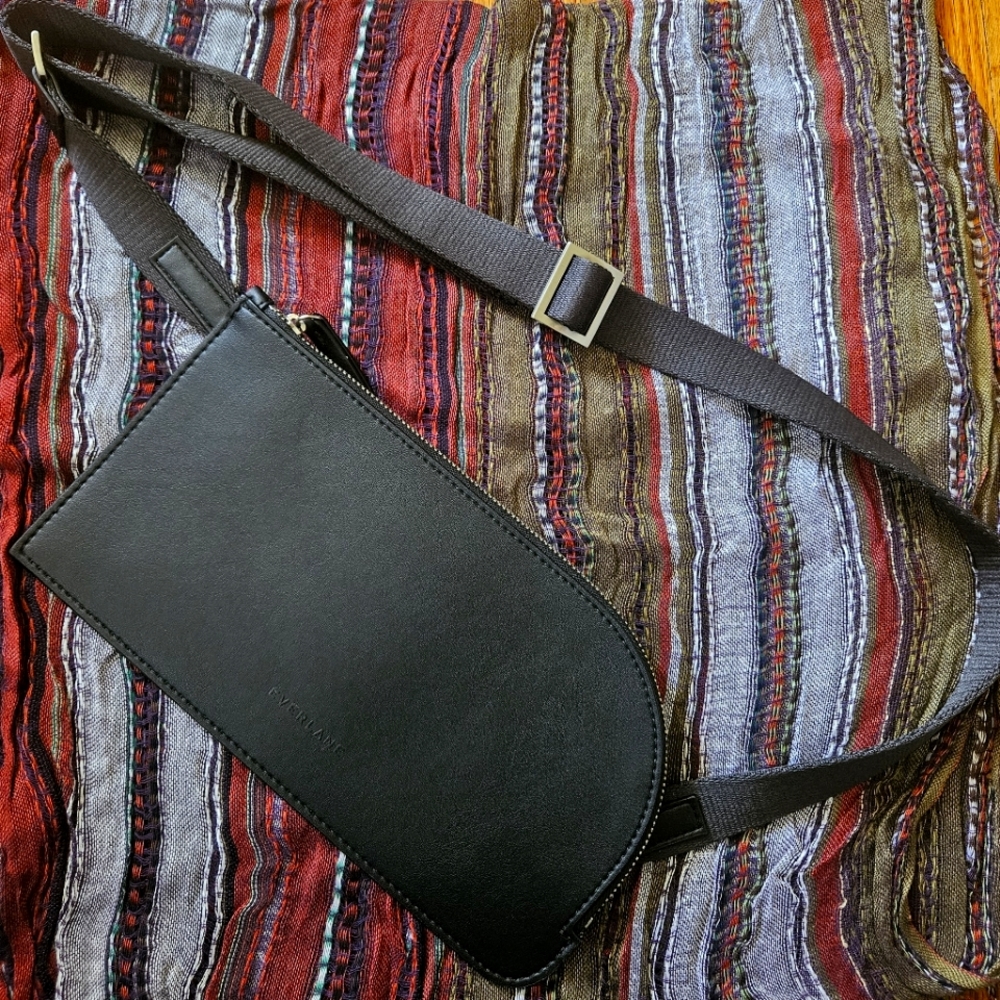 NWOT Everlane The Cactus Leather Crossbody Sling Bag.